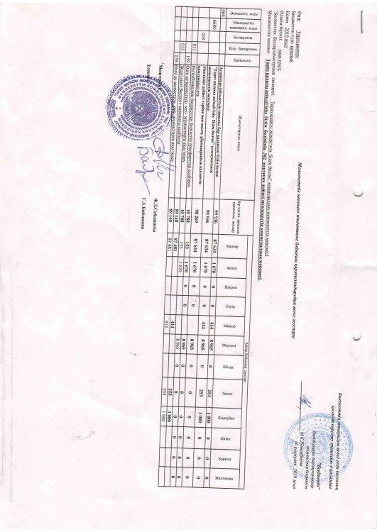 Қаржыландыру жоспары 2019 ж